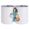 10 oz. White Stainless Steel Short Tumbler Thumbnail