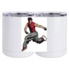 10 oz. White Stainless Steel Short Tumbler Thumbnail