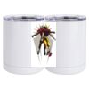 10 oz. White Stainless Steel Short Tumbler Thumbnail