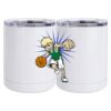 10 oz. White Stainless Steel Short Tumbler Thumbnail