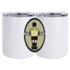 10 oz. White Stainless Steel Short Tumbler Thumbnail