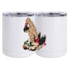 10 oz. White Stainless Steel Short Tumbler Thumbnail
