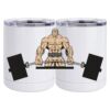 10 oz. White Stainless Steel Short Tumbler Thumbnail