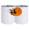 10 oz. White Stainless Steel Short Tumbler Thumbnail