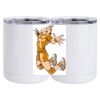 10 oz. White Stainless Steel Short Tumbler Thumbnail