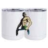 10 oz. White Stainless Steel Short Tumbler Thumbnail
