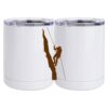 10 oz. White Stainless Steel Short Tumbler Thumbnail