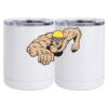 10 oz. White Stainless Steel Short Tumbler Thumbnail