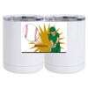 10 oz. White Stainless Steel Short Tumbler Thumbnail