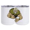 10 oz. White Stainless Steel Short Tumbler Thumbnail