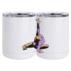 10 oz. White Stainless Steel Short Tumbler Thumbnail