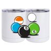 10 oz. White Stainless Steel Short Tumbler Thumbnail