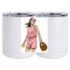 10 oz. White Stainless Steel Short Tumbler Thumbnail