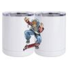 10 oz. White Stainless Steel Short Tumbler Thumbnail