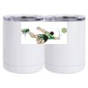 10 oz. White Stainless Steel Short Tumbler Thumbnail