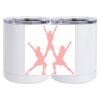 10 oz. White Stainless Steel Short Tumbler Thumbnail