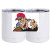 10 oz. White Stainless Steel Short Tumbler Thumbnail