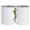 10 oz. White Stainless Steel Short Tumbler Thumbnail