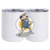 10 oz. White Stainless Steel Short Tumbler Thumbnail