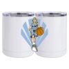 10 oz. White Stainless Steel Short Tumbler Thumbnail