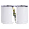 10 oz. White Stainless Steel Short Tumbler Thumbnail