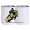 10 oz. White Stainless Steel Short Tumbler Thumbnail
