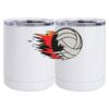 10 oz. White Stainless Steel Short Tumbler Thumbnail