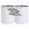 10 oz. White Stainless Steel Short Tumbler Thumbnail