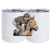 10 oz. White Stainless Steel Short Tumbler Thumbnail