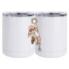 10 oz. White Stainless Steel Short Tumbler Thumbnail