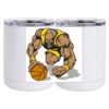 10 oz. White Stainless Steel Short Tumbler Thumbnail