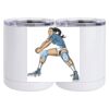 10 oz. White Stainless Steel Short Tumbler Thumbnail