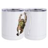 10 oz. White Stainless Steel Short Tumbler Thumbnail