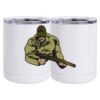 10 oz. White Stainless Steel Short Tumbler Thumbnail