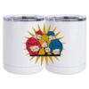 10 oz. White Stainless Steel Short Tumbler Thumbnail