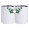 10 oz. White Stainless Steel Short Tumbler Thumbnail