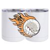 10 oz. White Stainless Steel Short Tumbler Thumbnail