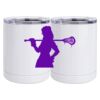 10 oz. White Stainless Steel Short Tumbler Thumbnail