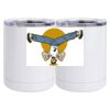 10 oz. White Stainless Steel Short Tumbler Thumbnail
