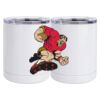 10 oz. White Stainless Steel Short Tumbler Thumbnail