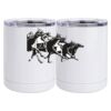 10 oz. White Stainless Steel Short Tumbler Thumbnail