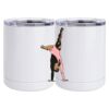 10 oz. White Stainless Steel Short Tumbler Thumbnail