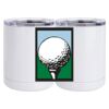 10 oz. White Stainless Steel Short Tumbler Thumbnail
