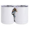 10 oz. White Stainless Steel Short Tumbler Thumbnail