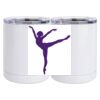10 oz. White Stainless Steel Short Tumbler Thumbnail