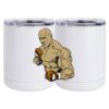 10 oz. White Stainless Steel Short Tumbler Thumbnail