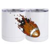 10 oz. White Stainless Steel Short Tumbler Thumbnail