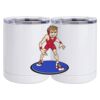 10 oz. White Stainless Steel Short Tumbler Thumbnail