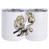 10 oz. White Stainless Steel Short Tumbler Thumbnail