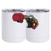 10 oz. White Stainless Steel Short Tumbler Thumbnail